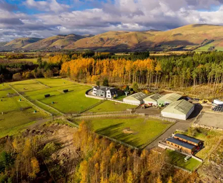 Beautiful farm with architect-designed house, superb equestrian facilities, forestry and grazing land: Meeks Park Farm 1 (Large)