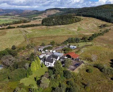Diversified farm with motocross track, holiday cottage, farm shop and attractive farmhouse: Achnashelloch 1