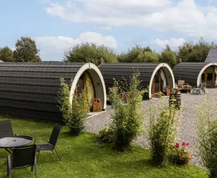 Beautiful rural property with farmhouse and holiday lets on the Black Isle: Knockbain Mains Black Isle Pods Large