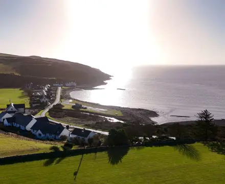 Seaside living with uninterrupted views across Stairhaven Bay: Millhaven Galbraith