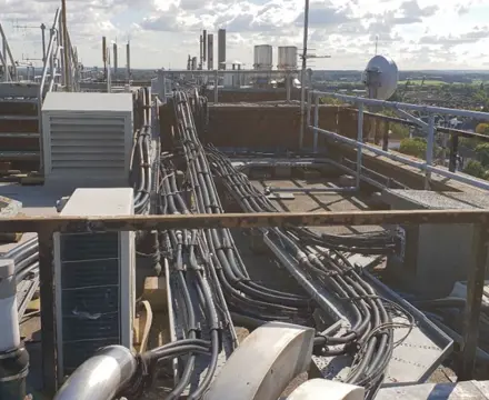 Challenges mount for landlords as tech fuels demand for buildings: Telecoms building roof