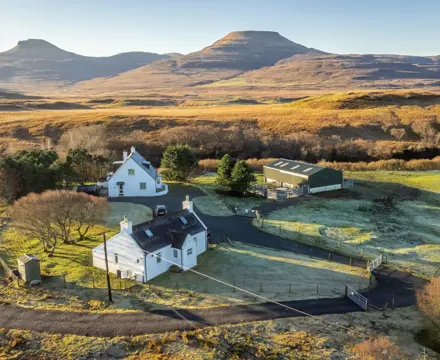 Isle of Skye property with land, two houses and camping pod business : Image 1 ~ 25 Kilmuir, Isle Of Skye (Large)