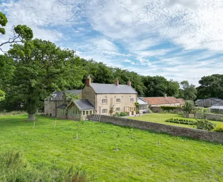 Beautiful country house in prime location with walled garden and superb cottage: Goodwell Farm | Galbraith