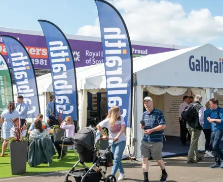 Attractive house with paddocks and stables in scenic Perthshire setting: Lm Galbraith Rhs 133