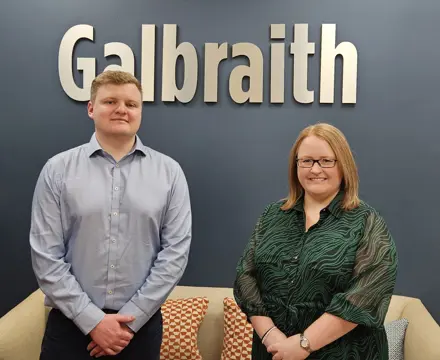 Galbraith bolsters Commercial property management team with new recruits : Andrew Maclachlan And Kerry Harvey Of The Commercial Property Division, Galbraith